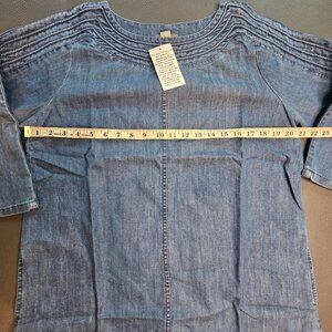 Martha Stweart Small Denim Shirt